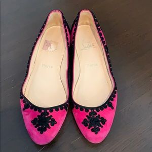 Christian Louboutin Suède ballet flats
